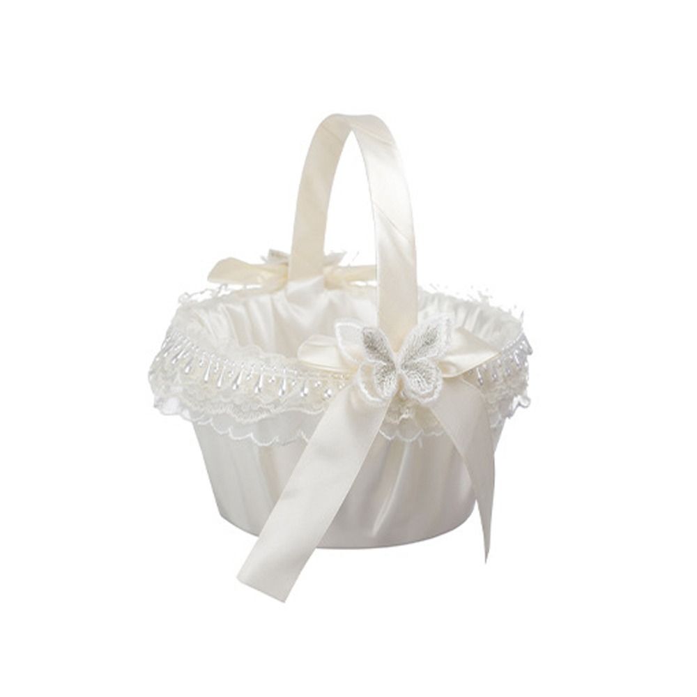 Sweet Lace Wedding Flower Bask - Gardening Tools Girls recension och pris