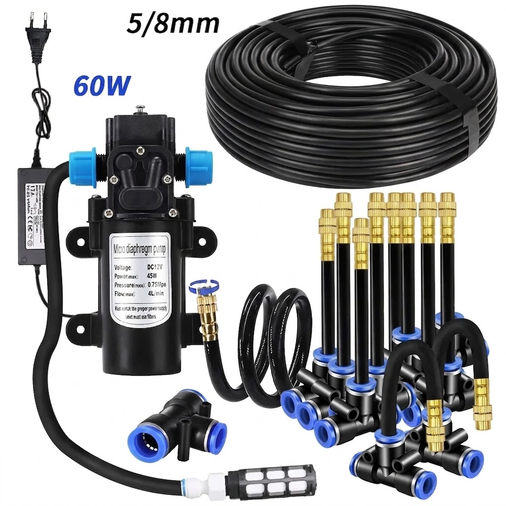 5/8mm PE Hose Sprayer Kit 60W  - Automatic Plant Waterer recension och pris