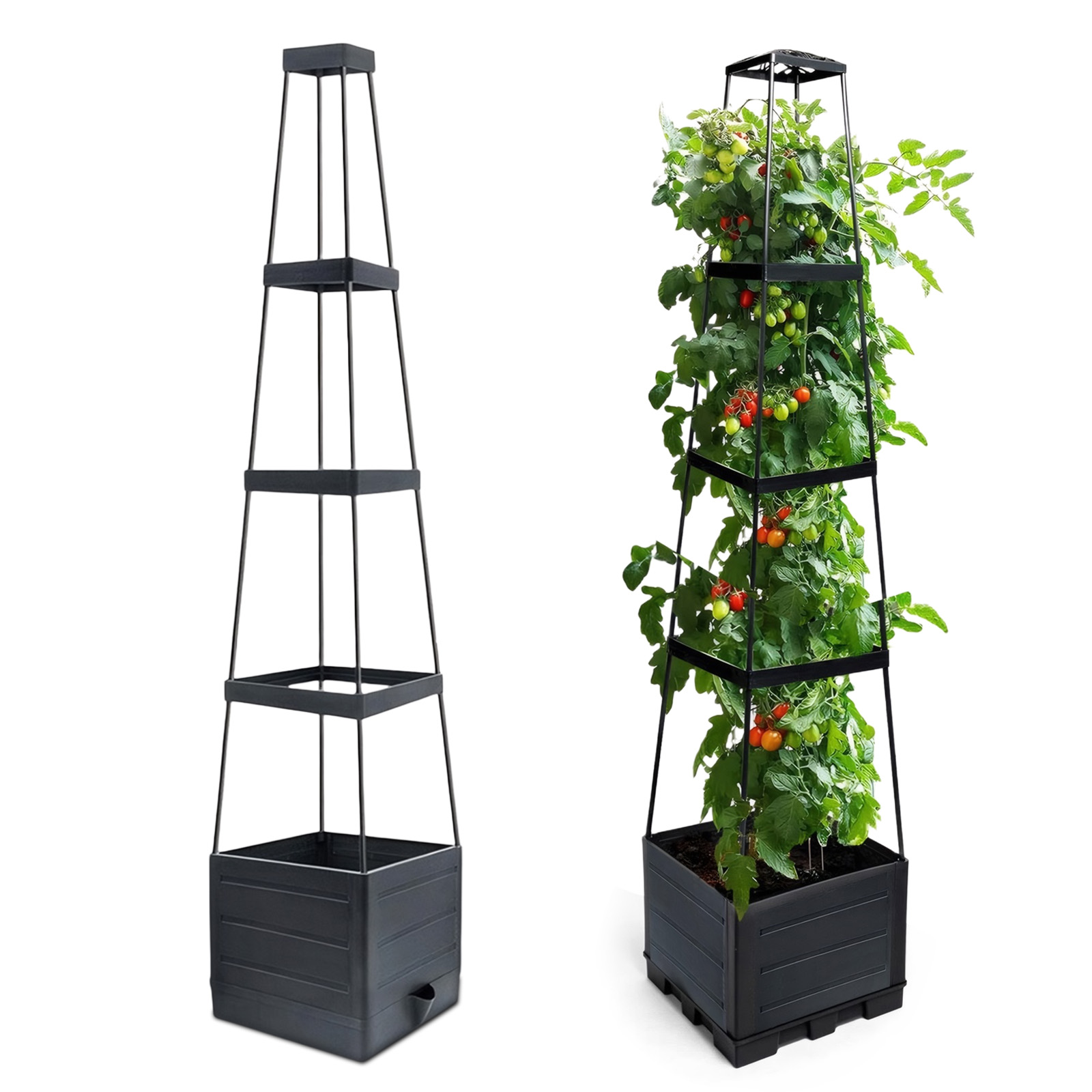 Raised Garden Bed Planter Box  - Self-Watering Planter recension och pris